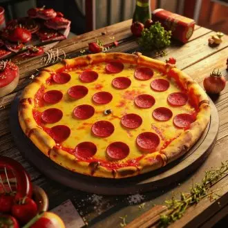 Пицца пепперони