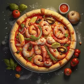 Пицца морская