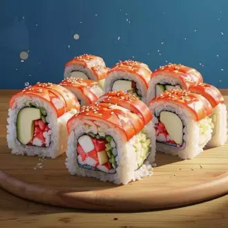 Роллы Филадельфия с крабом