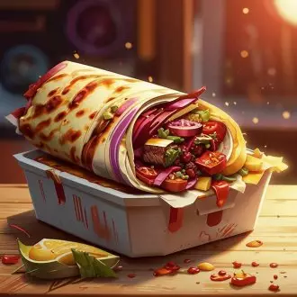 Шаурма с говядиной