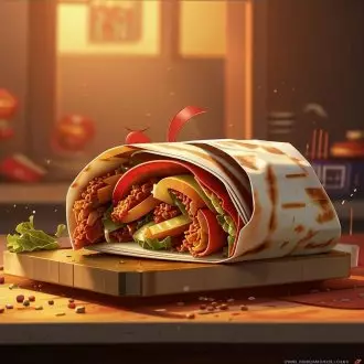 Шаурма со свининой