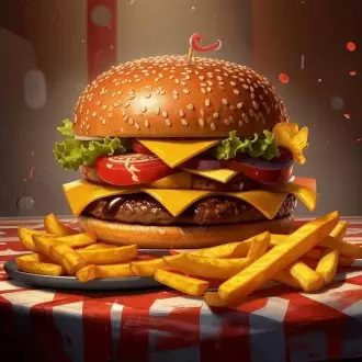 Двойной чизбургер